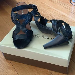 Franco Sarto Adonis Black Sandals